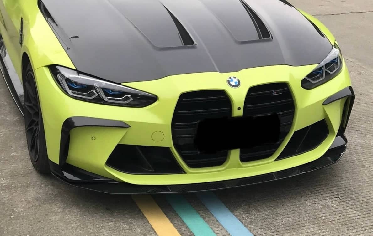 G8X Dry Carbon Fiber Front Bumper Trim