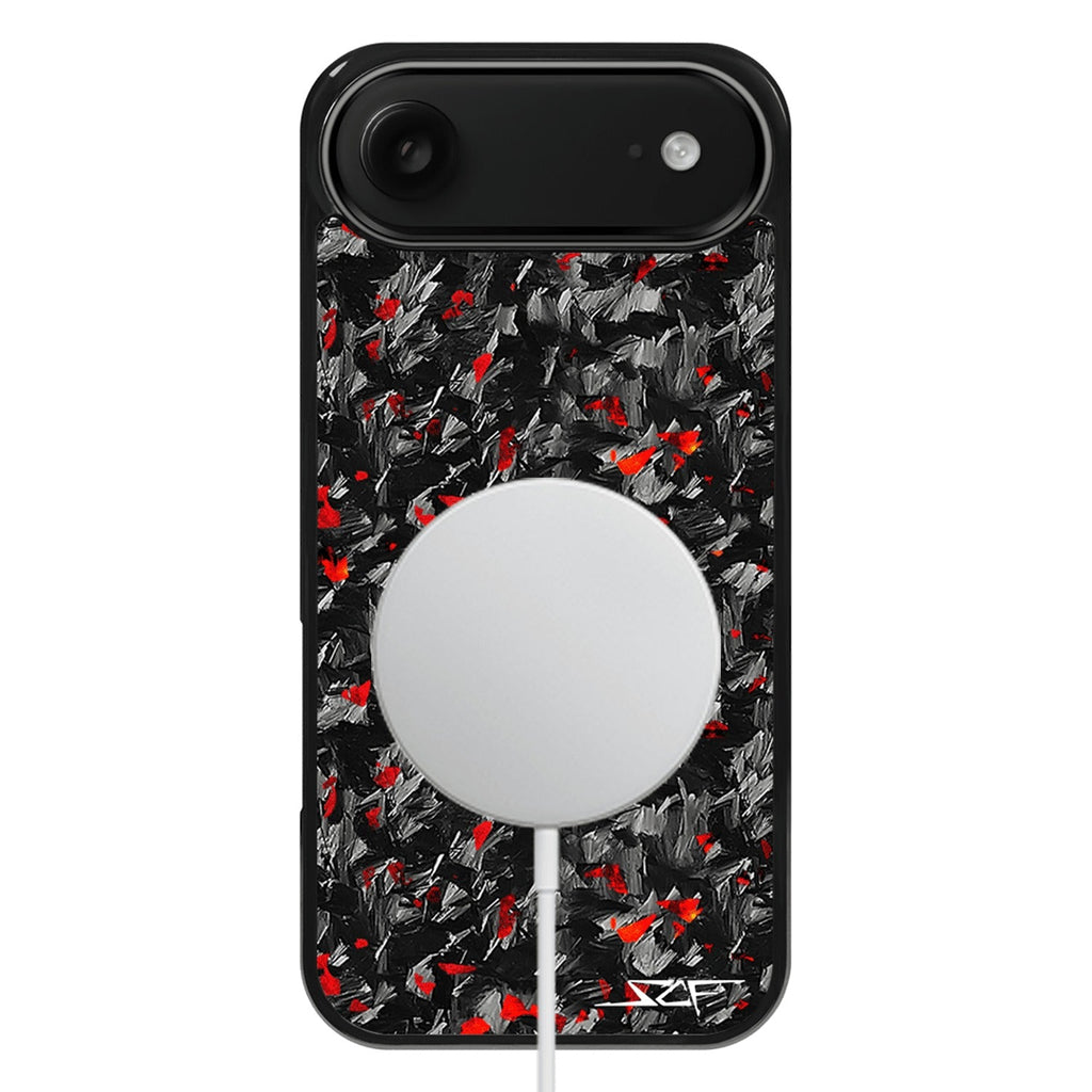 iPhone | Red Flake Forged Carbon Fiber Case | CLASSIC Series