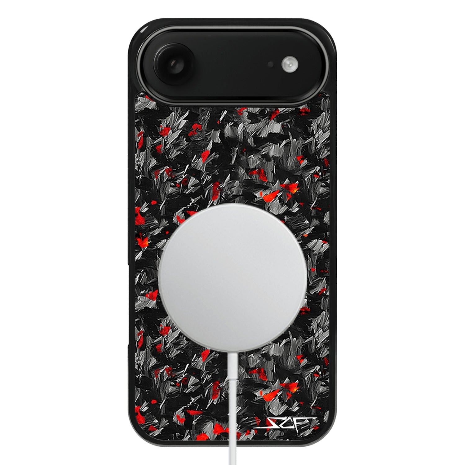 iPhone | Red Flake Forged Carbon Fiber Case | CLASSIC Series