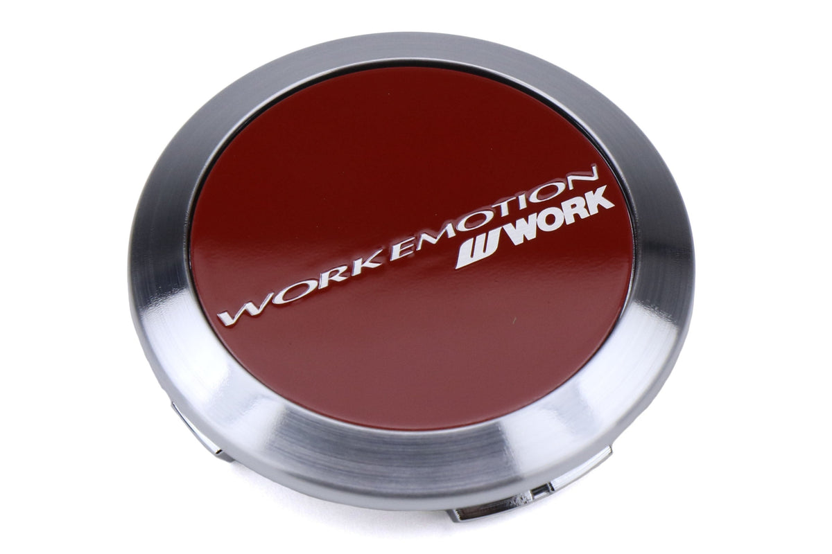Work Wheels Emotion Center Cap Red Flat Type