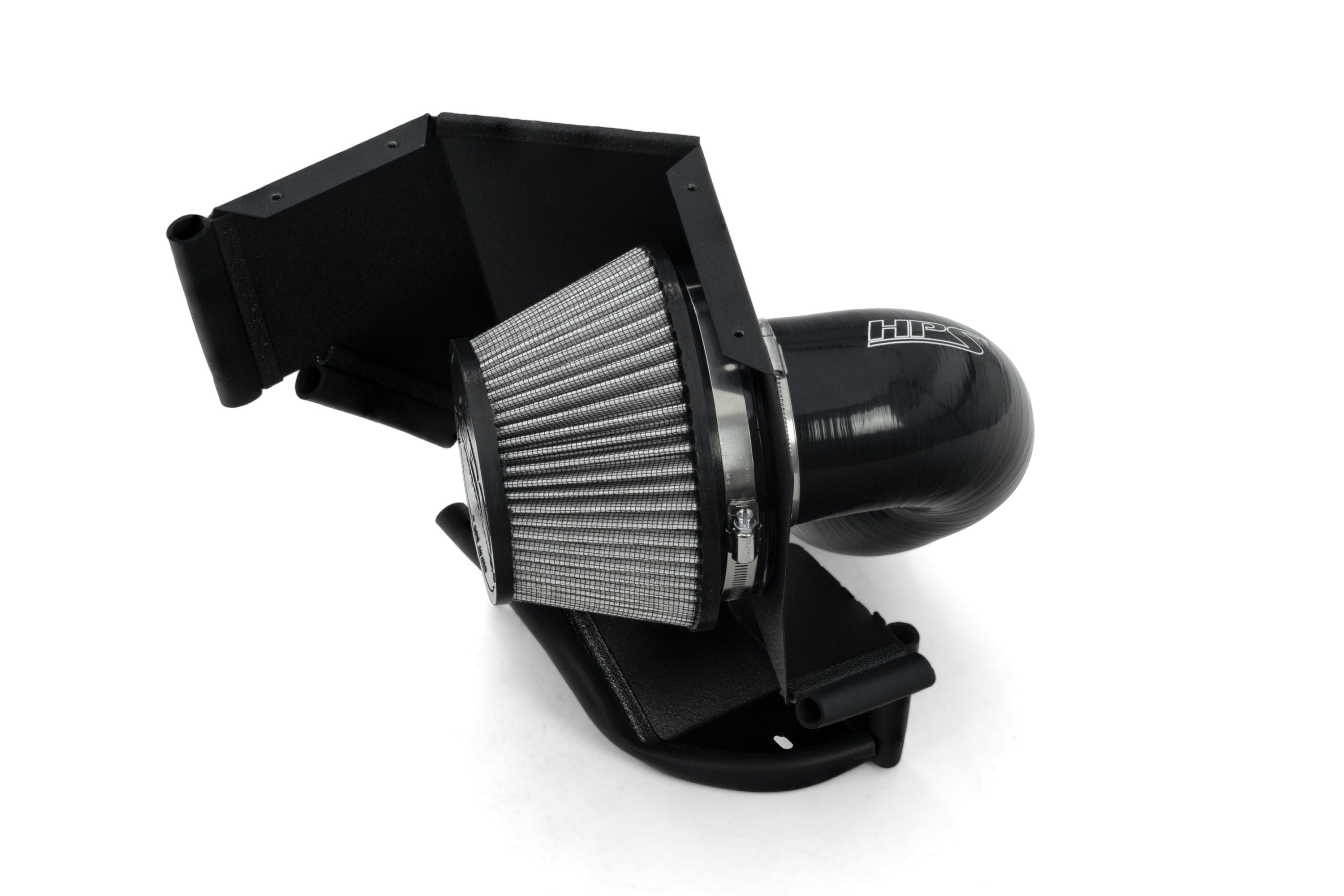 HPS Performance Air Intake Kit with Heat Shield, 2021-2025 BMW M4 G82 G83 3.0L Turbo, Red, 827-772R