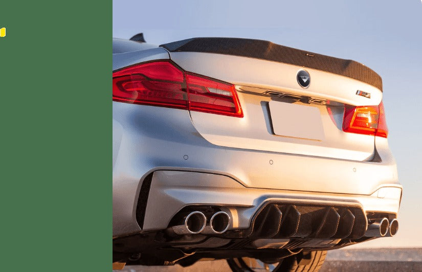 BMW F90 M5 VRS PROGRAM (2017+) VRS Aero Rear Diffuser Carbon Fiber PP 2x2 Glossy