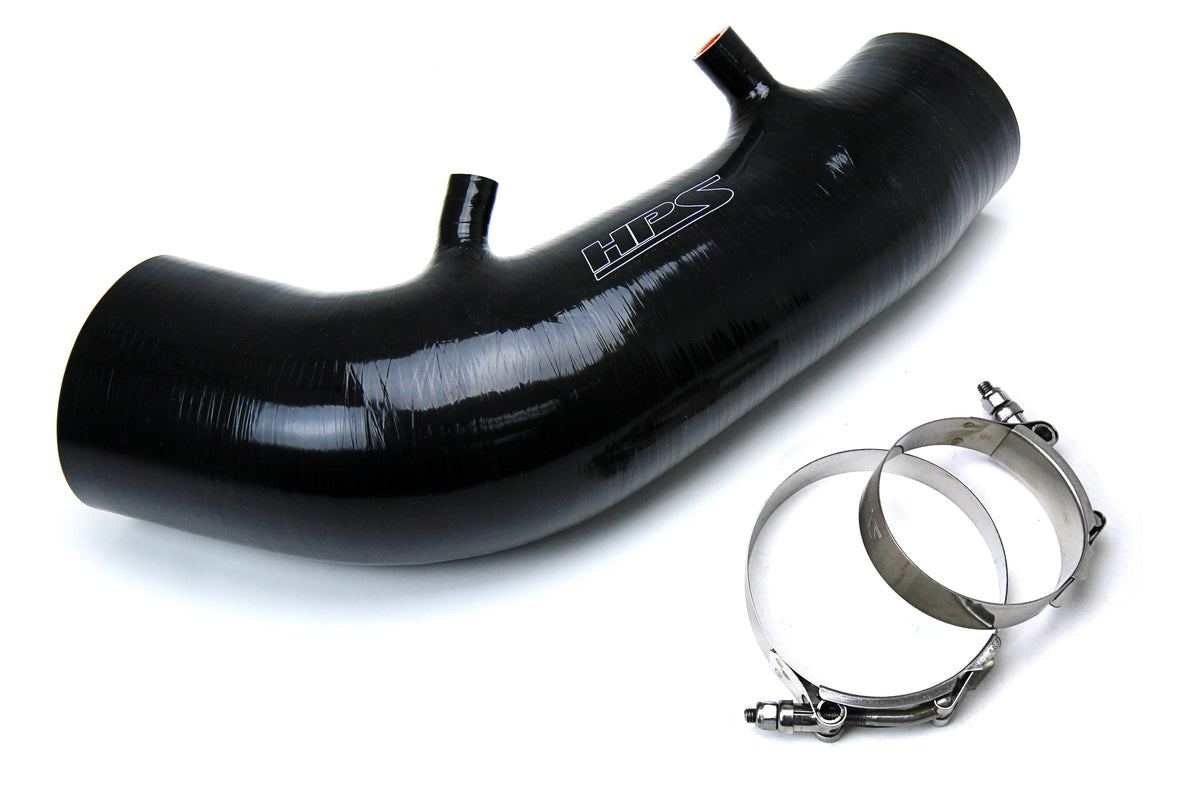HPS Black Reinforced Silicone Post MAF Air Intake Hose Kit Honda 06-09 S2000 AP2 2.2L F22