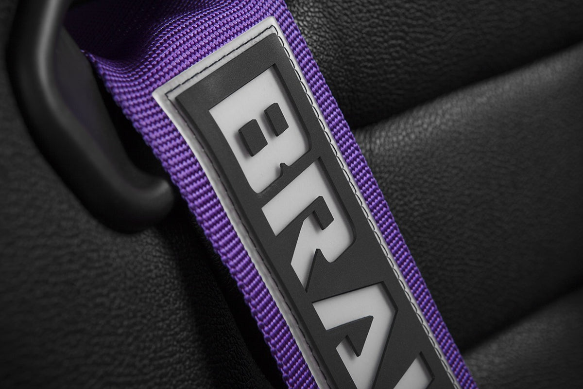 Braum 5 Point 3inch SFI Approved Racing Harness - Purple Each - Universal