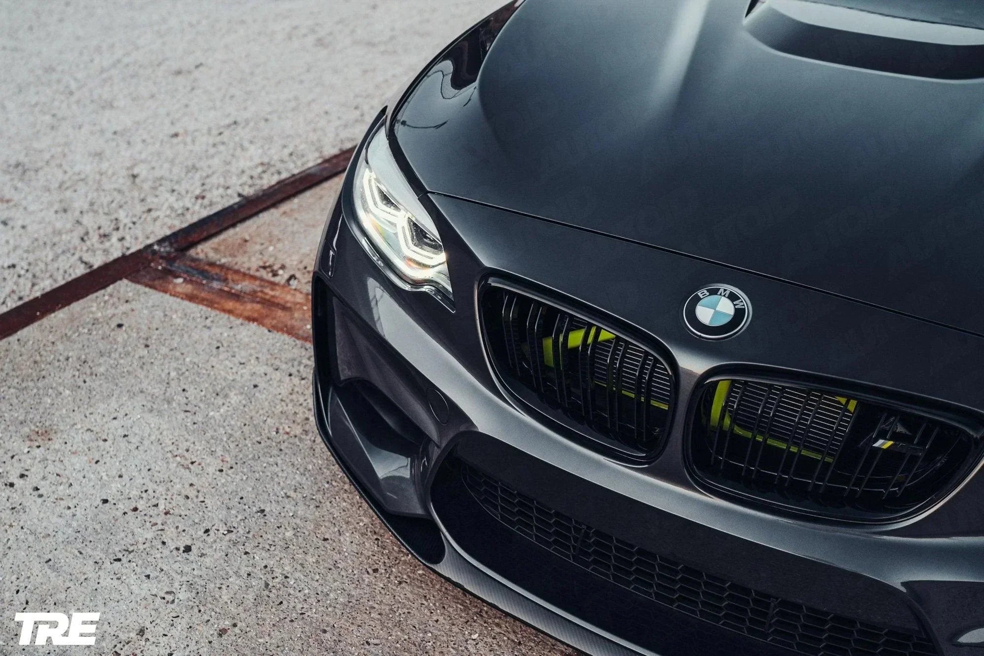TREVORA BMW F87 M2 OG Pre-Preg Carbon Front Splitter