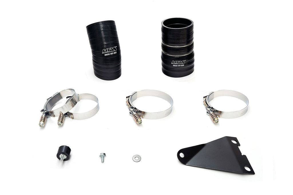 HPS Hot Side Charge Pipe with CAC Hose Intercooler Boots, 03-07 Ford F350 Superduty Powerstroke 6.0L Diesel Turbo