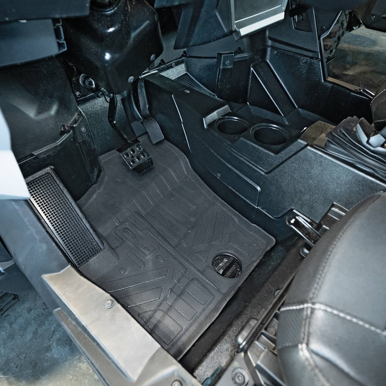 SMARTLINER Rugged Rubber Bed Mat Liner Compatible With 2020-2026 Polaris RZR Trail/Trail S