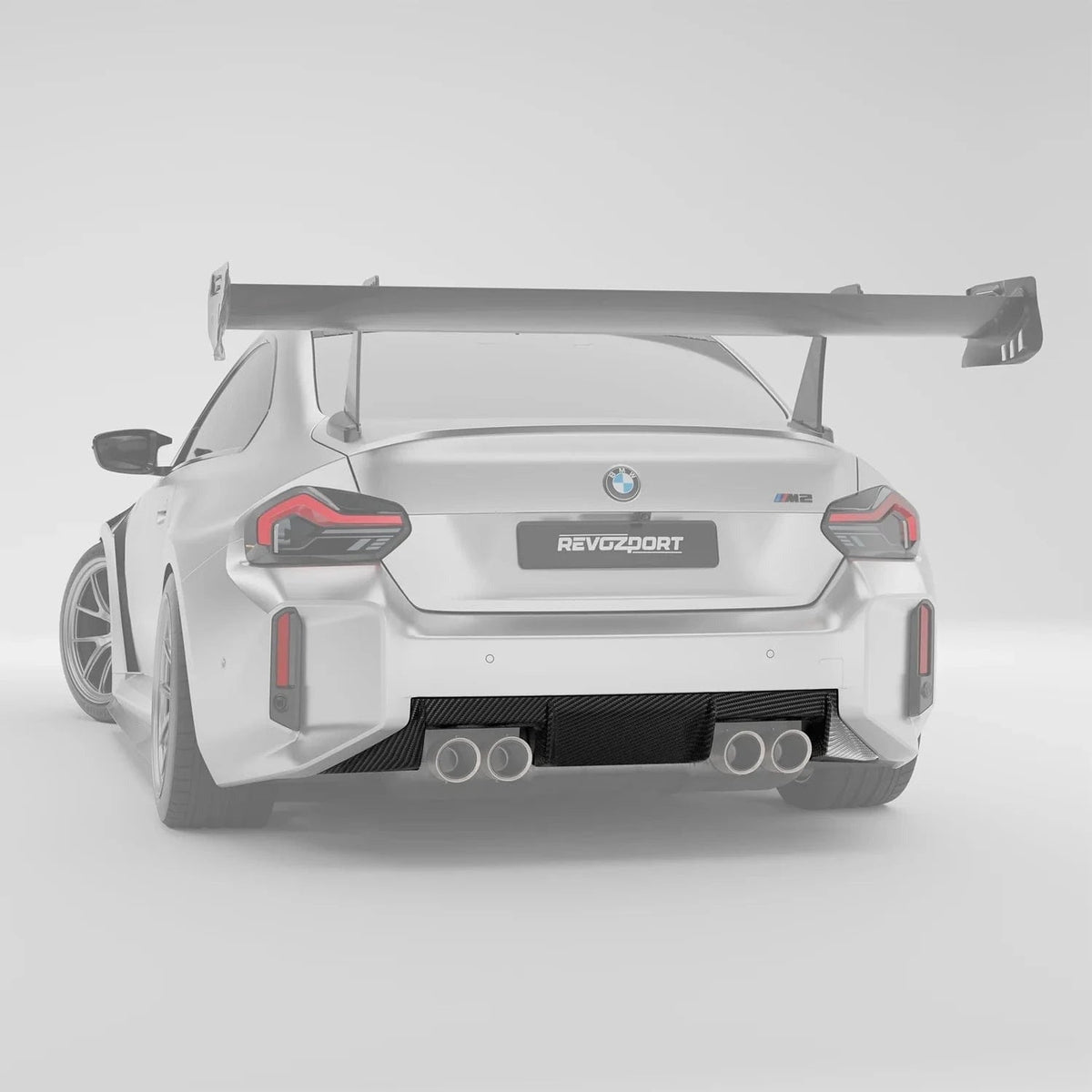 Revozport BMW M2 G87 Carbon Fiber OEM Replacement Diffuser