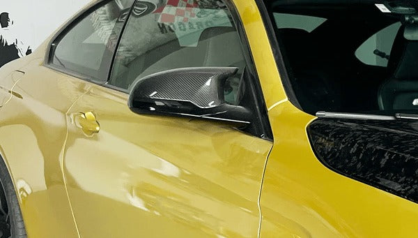M2/M3/M4 F8x OEM Style Dry Carbon Fiber Mirror Cover LHD Replacements