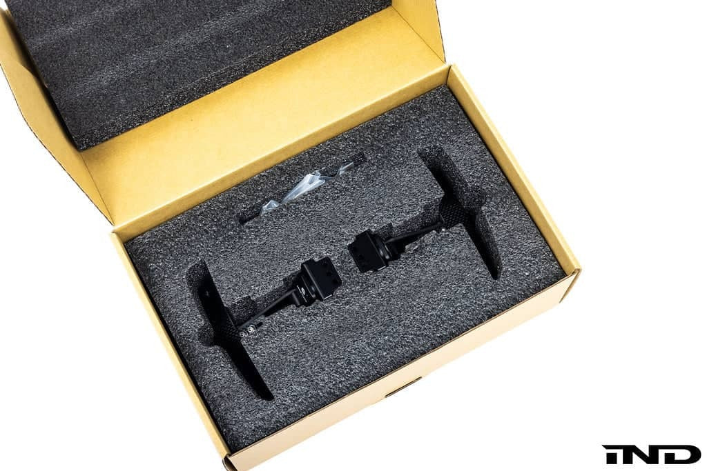 JQ Werks / MadTrace Porsche Clubsport Magnetic Shift Paddle Set - Carbon