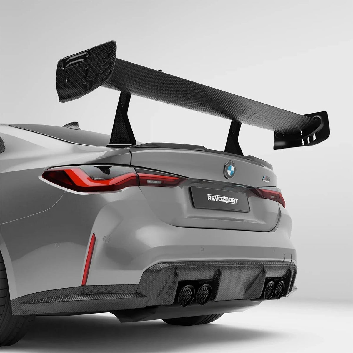 Revozport Carbon Fiber Rear Wing Spoiler for BMW G82 M4 G22 2021-2024