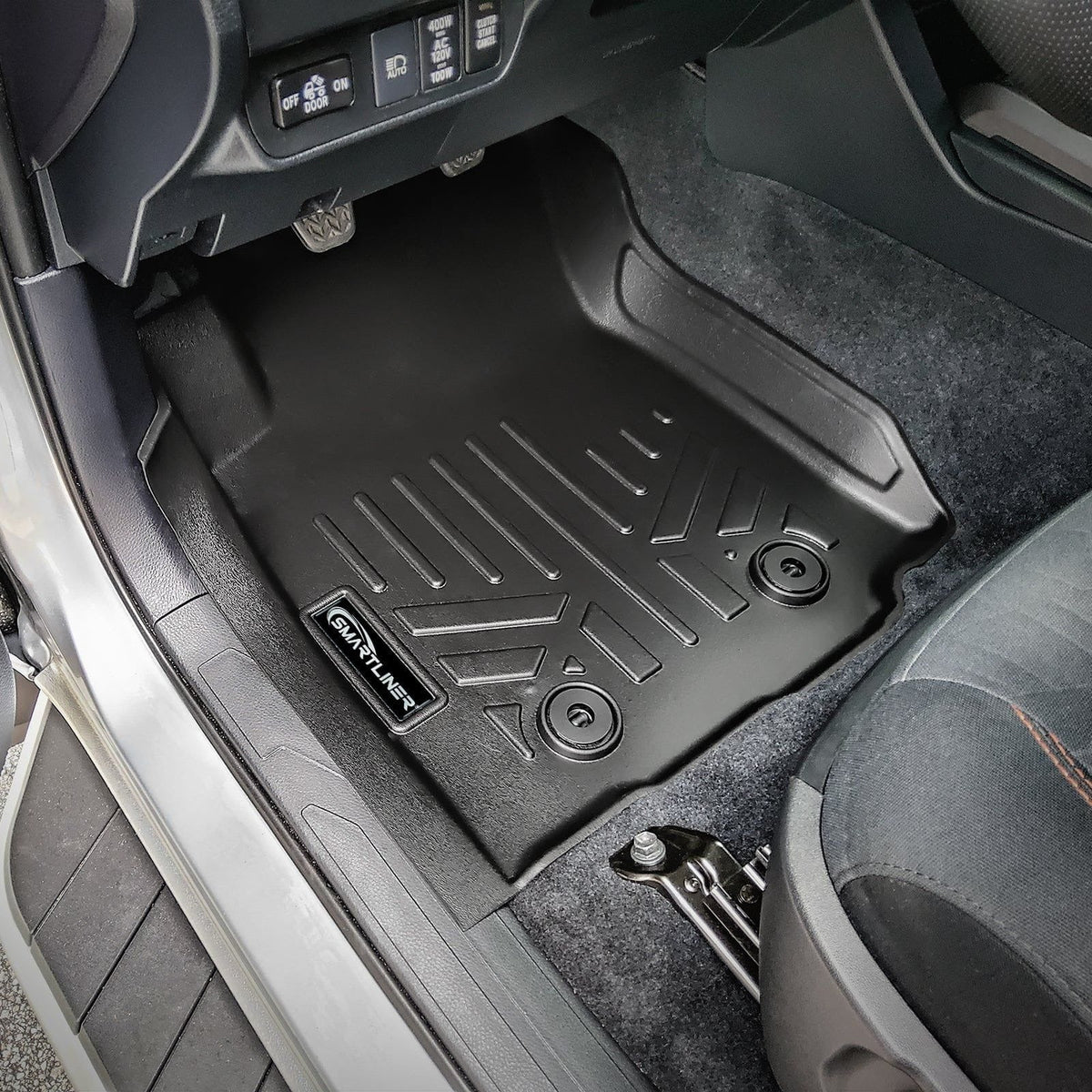 SmartCoverageTM Floor Liners For 2018-2023 Toyota Tacoma Double Cab (Manual Transmission)