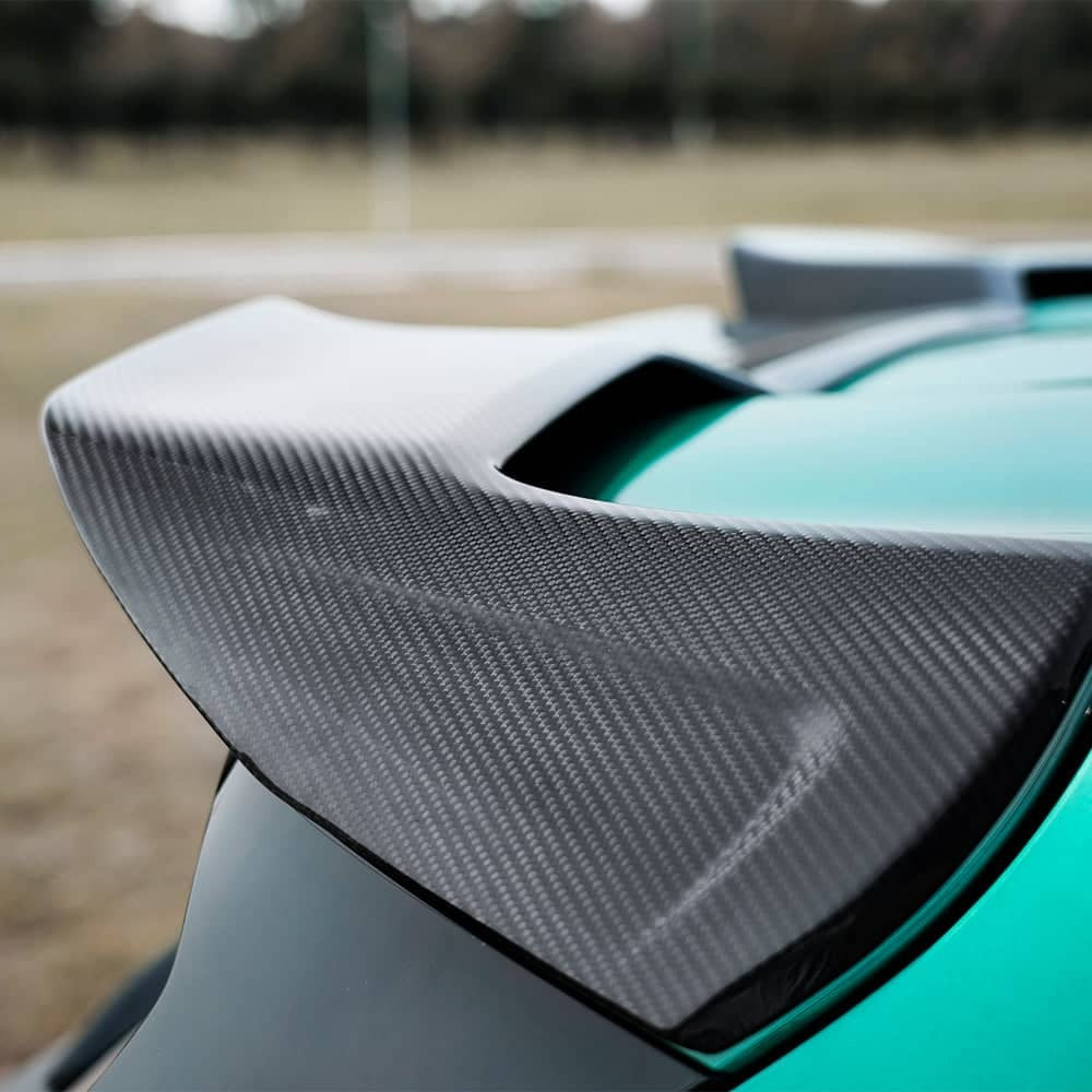 X5M F95 SQ Style Dry Carbon Fiber Roof Spoiler