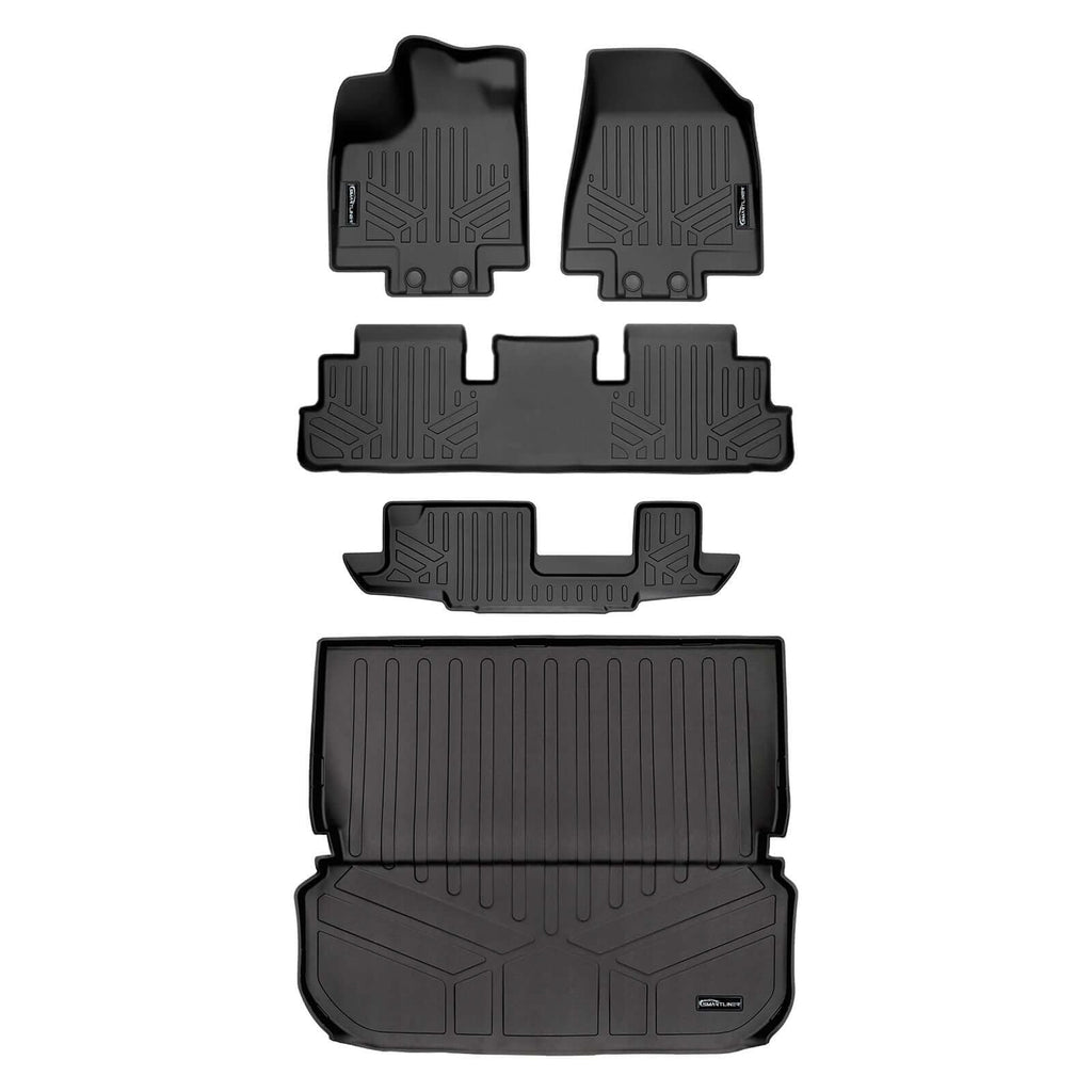 SMARTLINER Floor Liners for 2022-2026 Infiniti QX60 (7 Passenger)