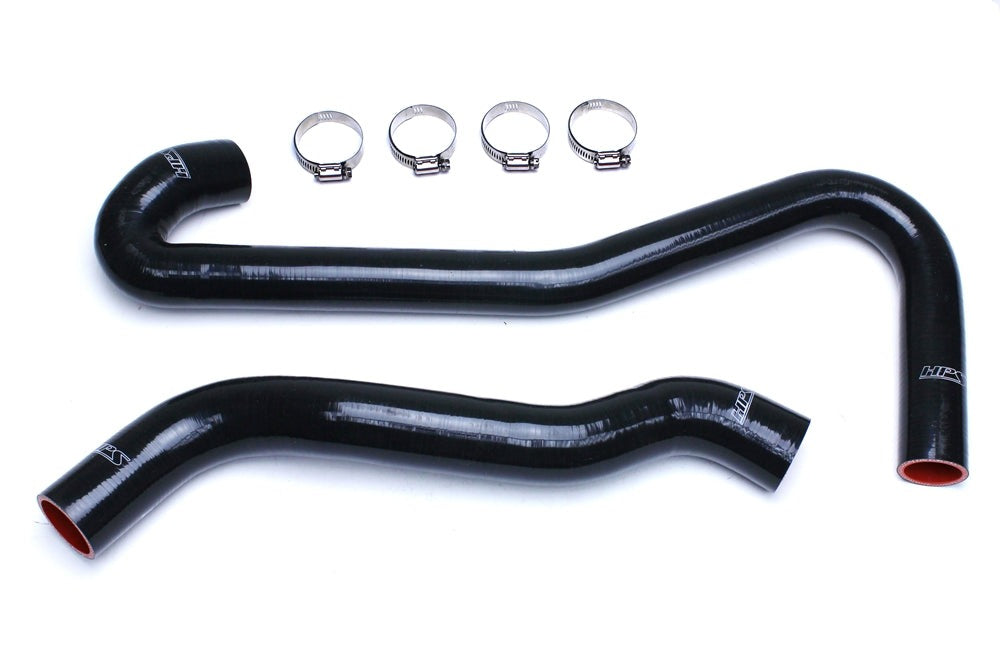 HPS Black Reinforced Silicone Radiator Hose Kit Coolant Jeep 09-10 Grand Cherokee SRT8 6.1L V8 WK1