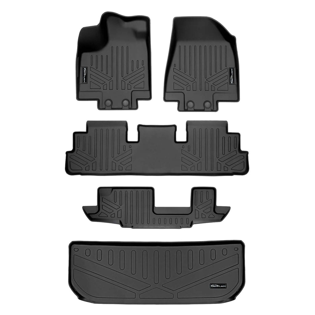 SMARTLINER Floor Liners for 2022-2026 Infiniti QX60 (7 Passenger)