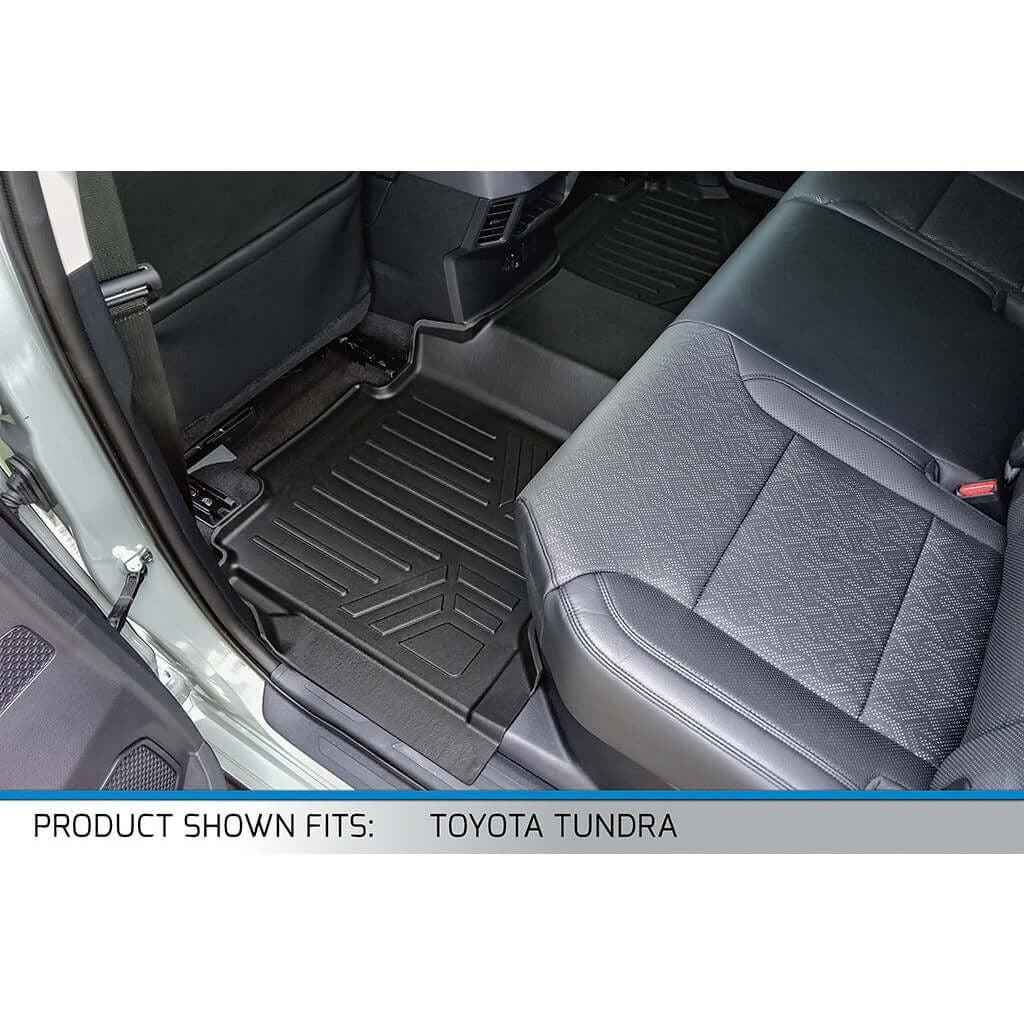 SMARTLINER Floor Liners for 2022-2026 Toyota Tundra/Tundra Hybrid (CrewMax Cab) with Underseat Storage