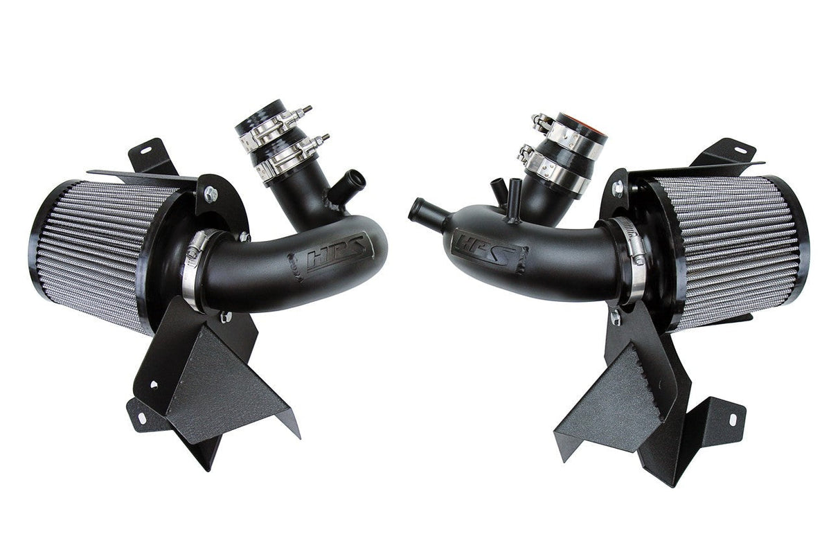 HPS Shortram Air Intake Kit 2018-2024 Kia Stinger 3.3L V6 Twin Turbo, Includes Heat Shield, 827-672
