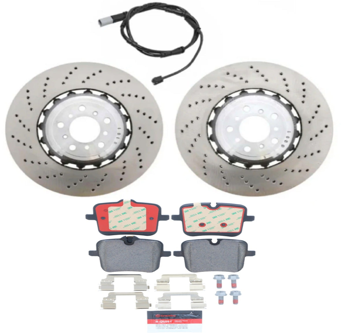 BMW F90 M5 Rear Brake Kit W/ Pads & Sensor 34217991103 & 34217991104