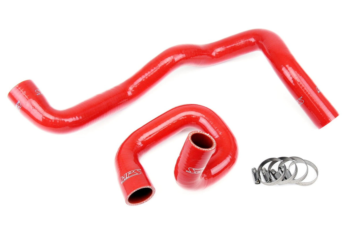 HPS Red Reinforced Silicone Radiator Hose Kit Coolant Ford 13-17 Focus ST Turbo 2.0L
