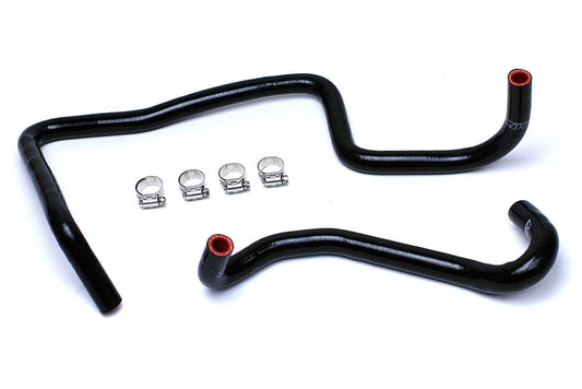 HPS Black Reinforced Silicone Heater Hose Kit Coolant Jeep 06-10 Grand Cherokee WK1 SRT8 6.1L V8