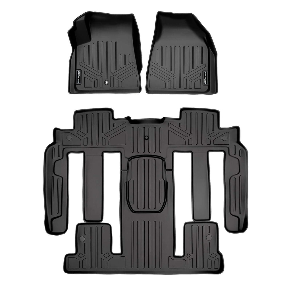 SMARTLINER Floor Liners for 2009-2010 Chevrolet Traverse (2nd Row Bucket)