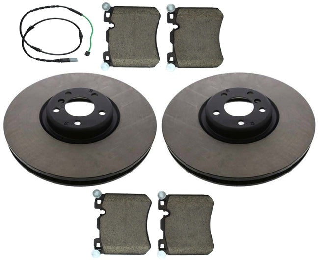 BMW F15 X5 Front Brake Kit W/ Ceramic Pads & Sensor (W/M Performance Brakes)
