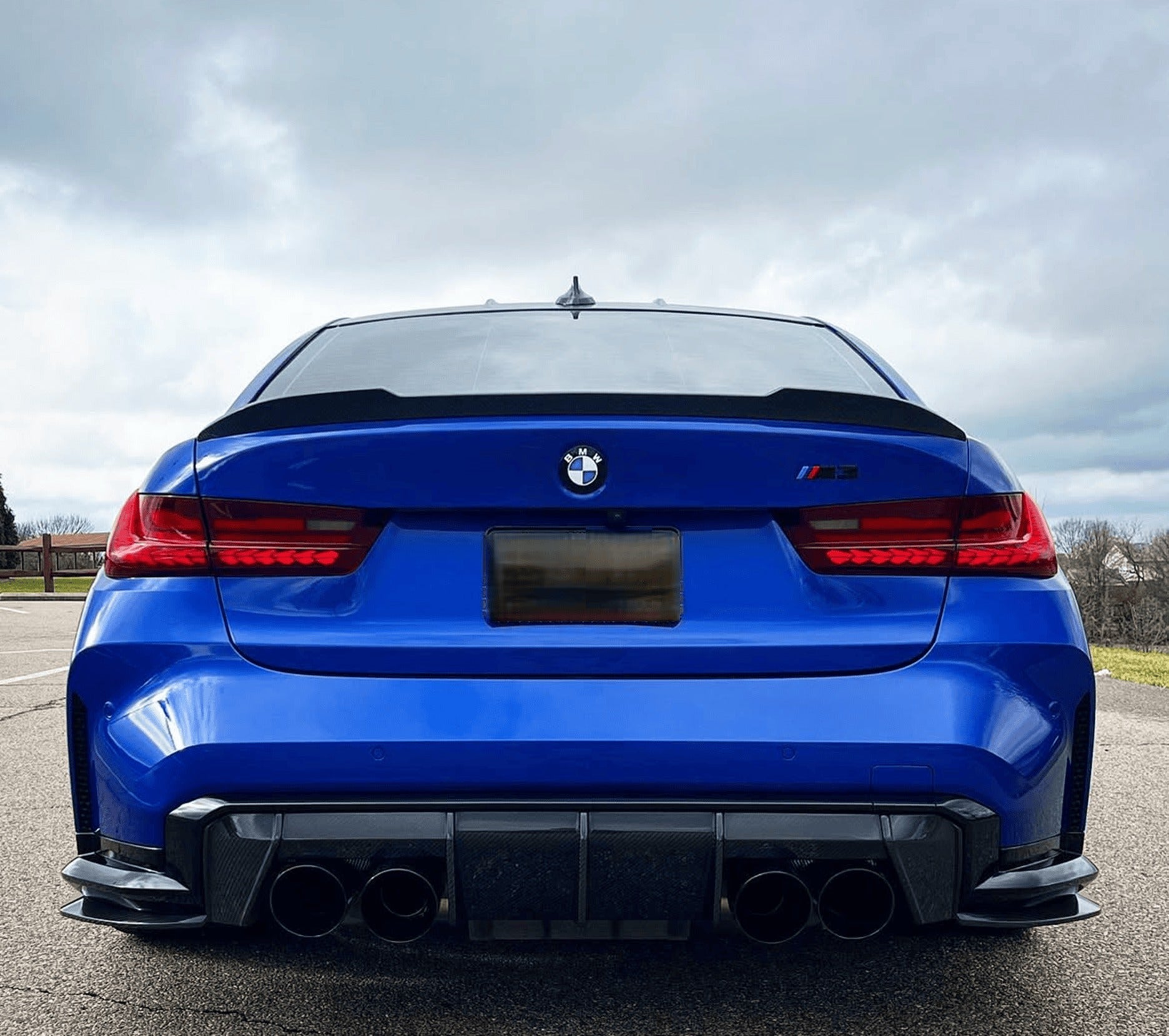 G80 Dry Carbon Fiber Rear CS Spoiler