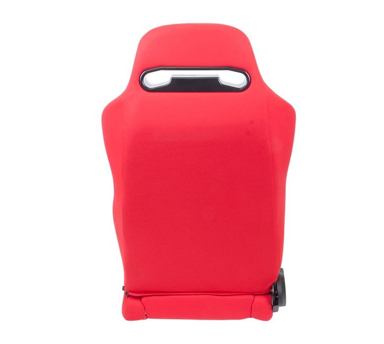 NRG Innovations Type-R Cloth Sport Seat Red w/ Red Stitch w/ logo - Universal