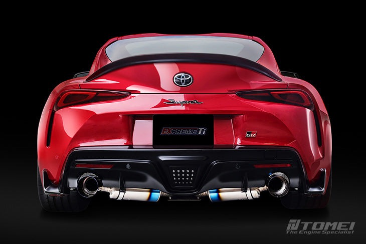 Tomei Dual Exit Full Titanium Expreme Ti Exhaust Muffler Kit (Type-D) - 2020-2024 Toyota GR Supra