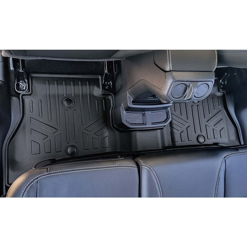 SMARTLINER Floor Liners for 2021-2026 Jeep Wrangler 4xe (With Trail-Rail system)