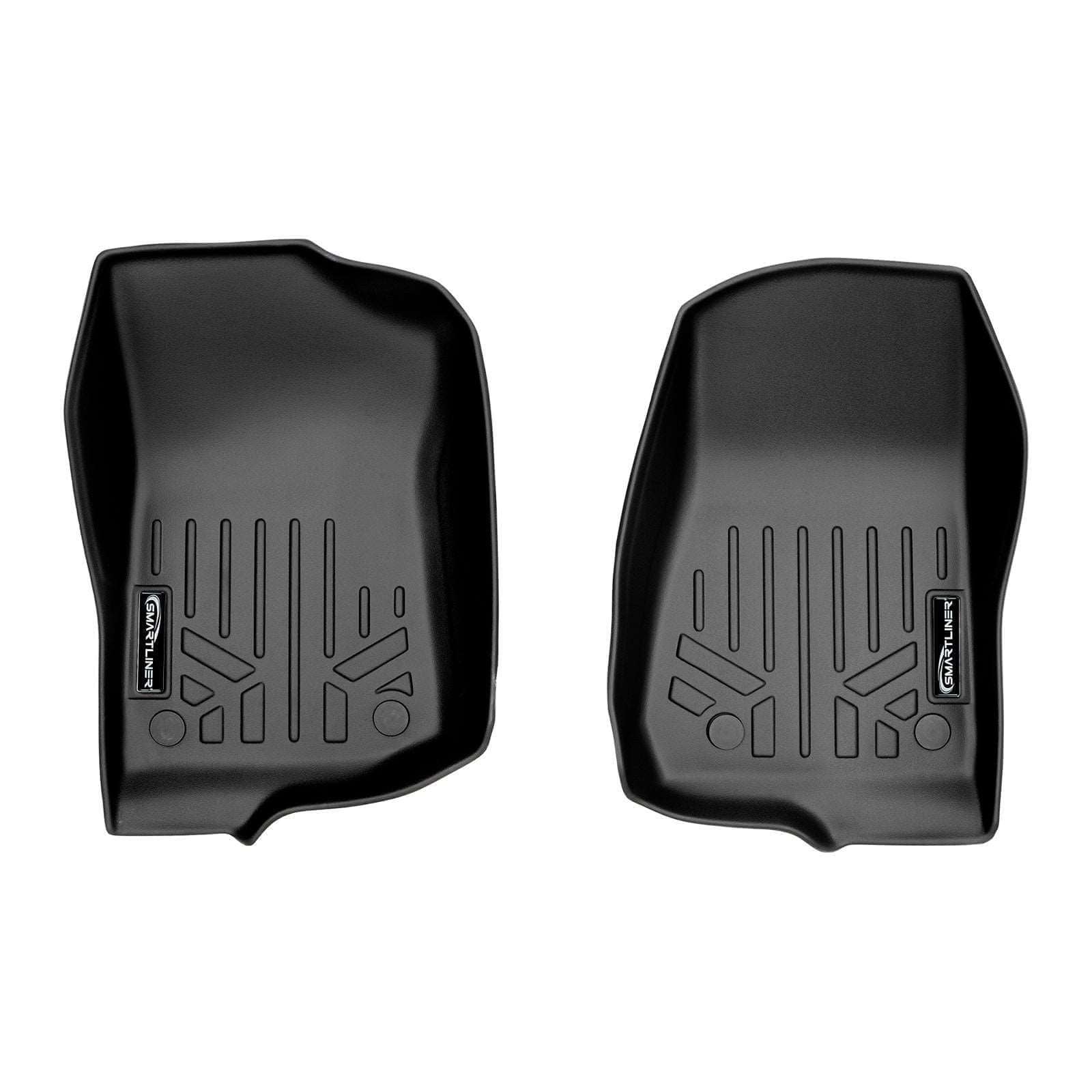 SMARTLINER Custom Fit Floor Liners For 18-24 Wrangler JL Unlimited (with Sub and No Flat Load Floor)