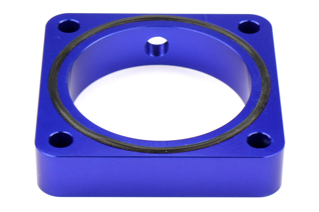 Torque Solution 19mm Throttle Body Spacer Blue - 2013-2021 Scion FR-S / Subaru BRZ / Toyota 86