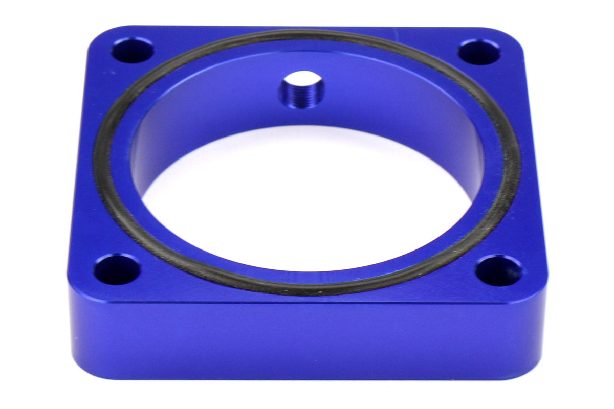 Torque Solution 19mm Throttle Body Spacer Blue - 2013-2021 Scion FR-S / Subaru BRZ / Toyota 86