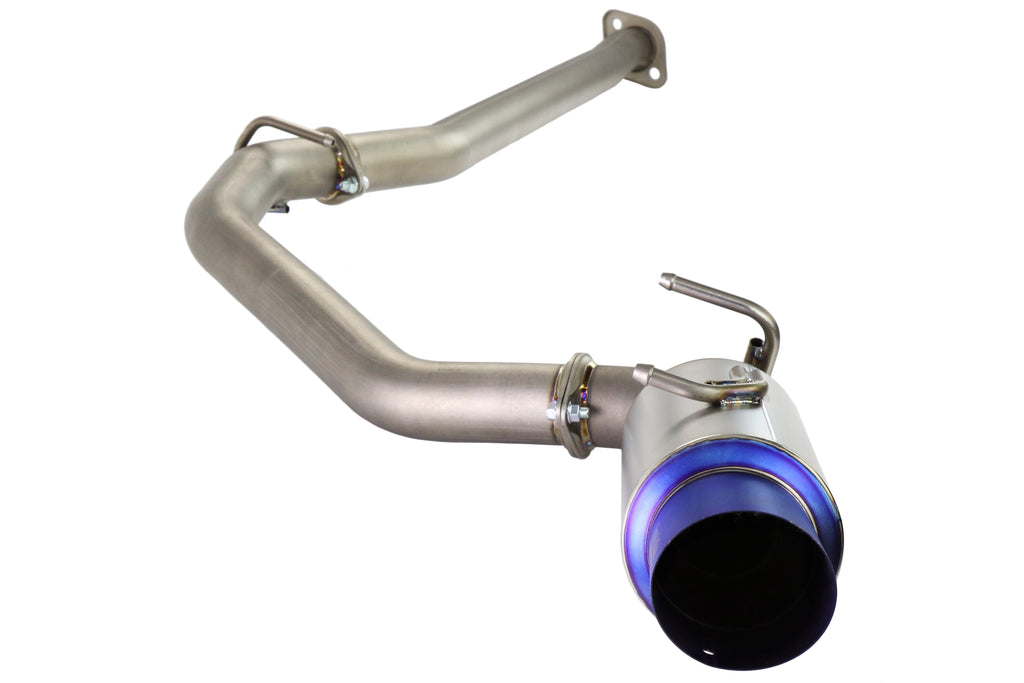 Invidia Full Titanium Single Exit Cat Back Exhaust - Burnt Tips - 2013-2024 Scion FR-S / Subaru BRZ / Toyota GR86