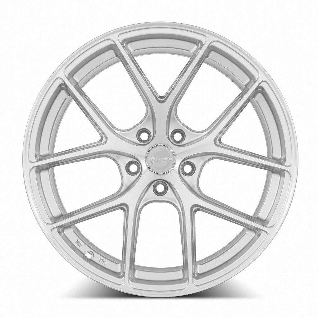 VORS TR88 20" 5x112 Silver Machined Face