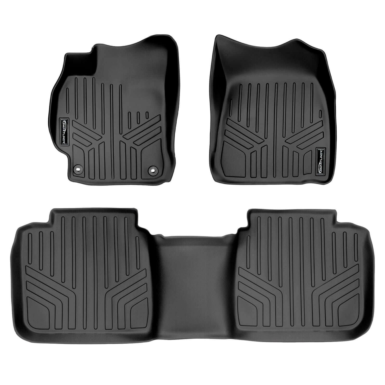 SMARTLINER Custom Fit Floor Liners For 2012-2015 Toyota Camry (No Hybrid Models)
