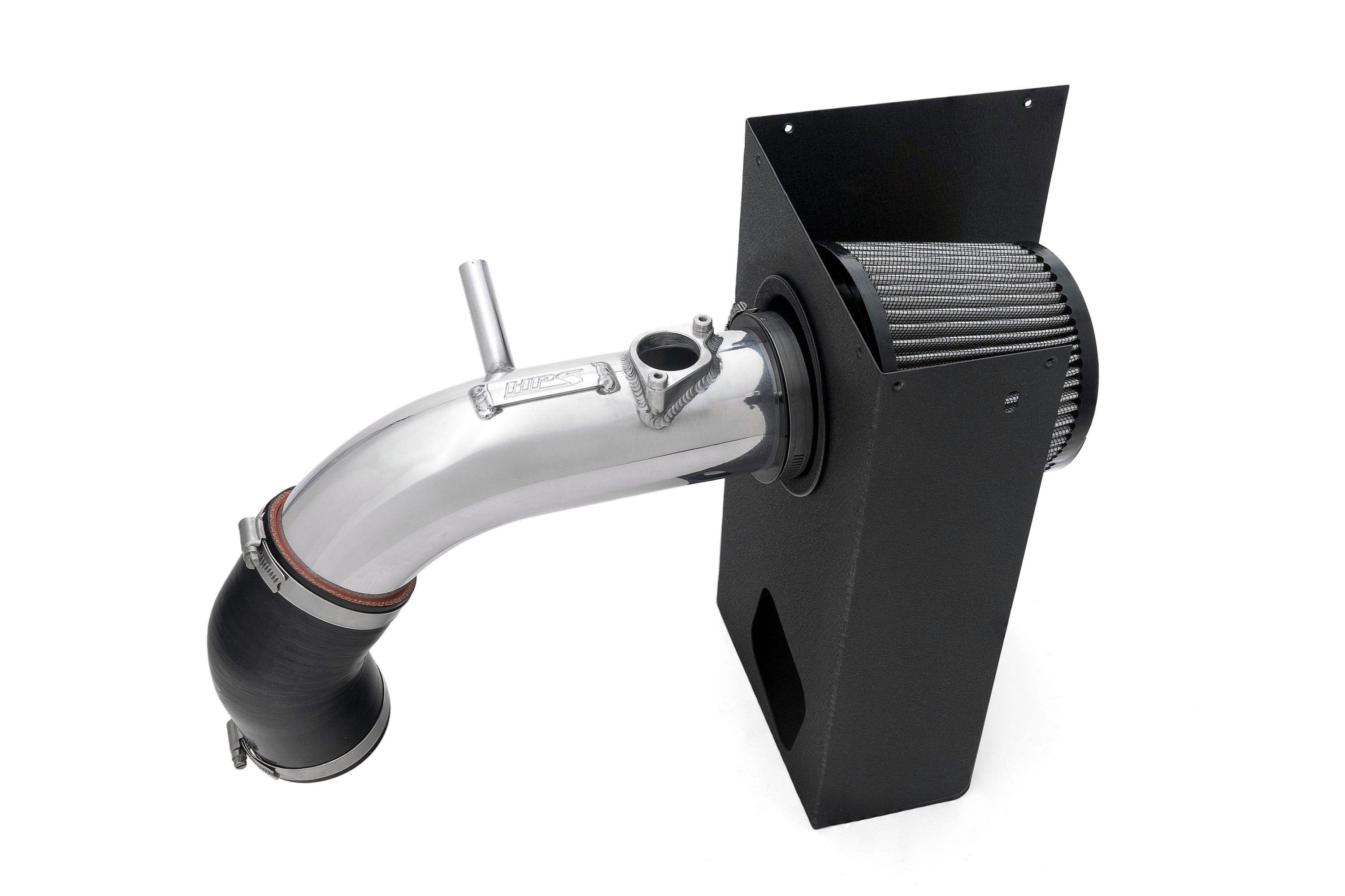 HPS Performance Air Intake Kit with Heat Shield, 2021-2024 Toyota RAV4 Prime 2.5L, Polished, 827-768P