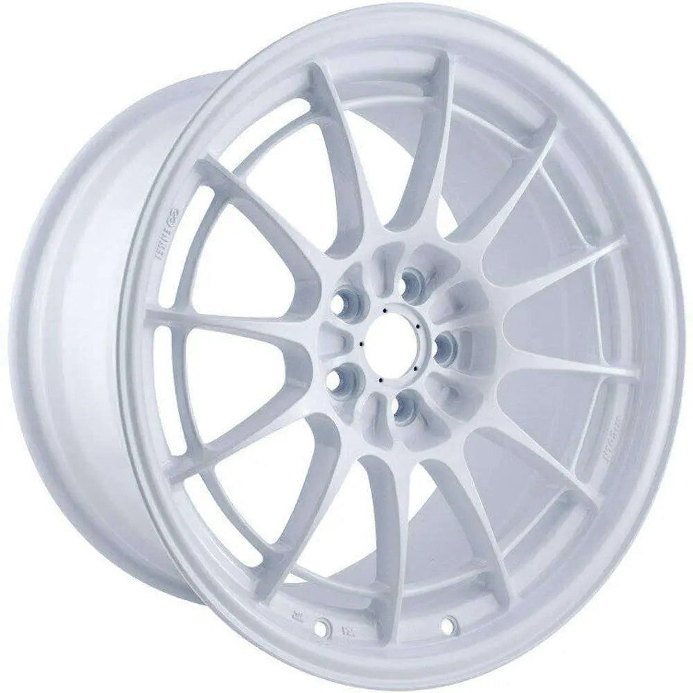 Enkei NT03+M Vanquish White 18x9.5 +40mm 5x100 (Single Wheel) - 2013-2024 Subaru BRZ / Scion FR-S / Toyota GR86 / 2014-2018 Subaru Forester