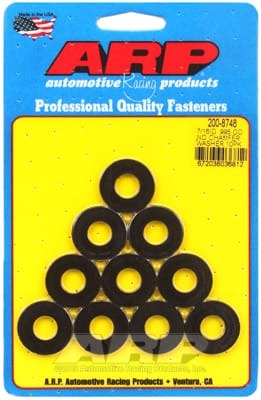 ARP 7/16 ID 1in OD Black Washers (Set of 10)