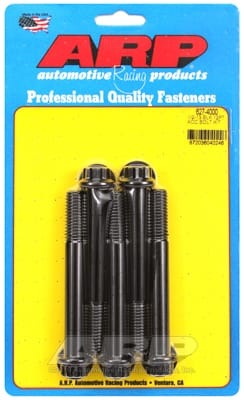 ARP 1/2in - 13 x 4.00in 12pt Black Oxide Bolts (Set of 5)
