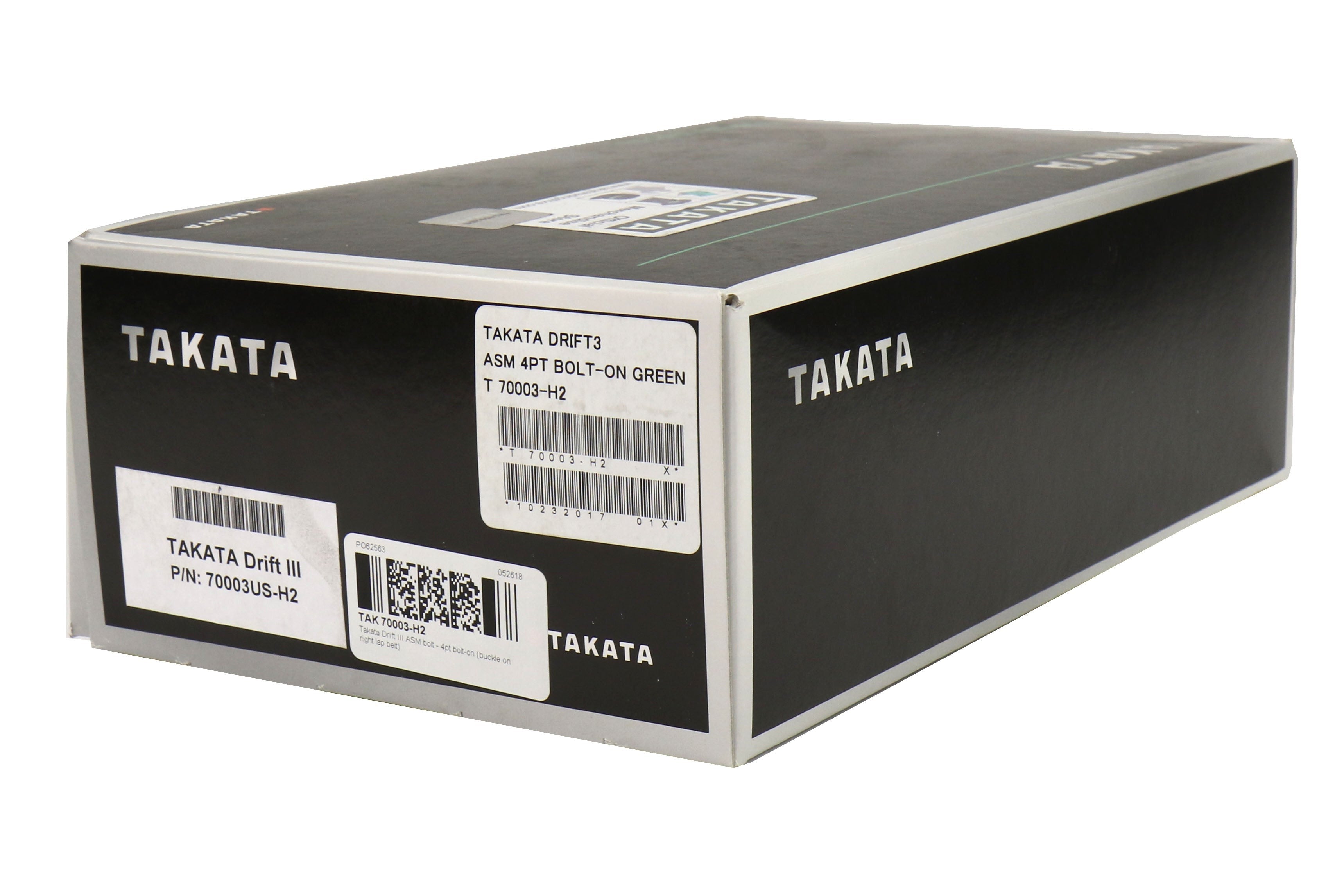 Takata 4 point Street Belt 3" w/ ASM (Green) - Universal