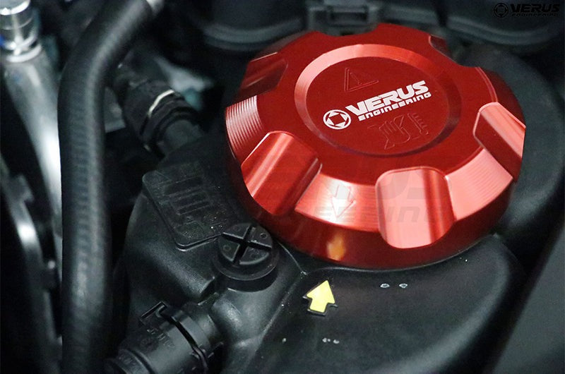Verus Engineering Coolant Cap Red 2020 Toyota Supra - 2020+ A90 Supra