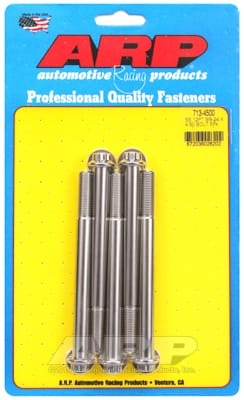 ARP 3/8in -24 x 4.500 12pt SS Bolts (Set of 5)