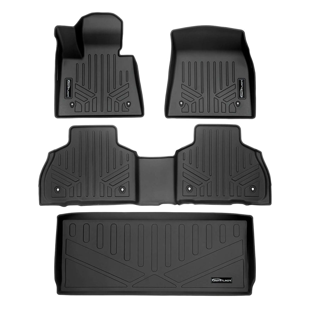 SMARTLINER Floor Liners for 2021-2026 BMW Alpina XB7 (2nd Row Bench)