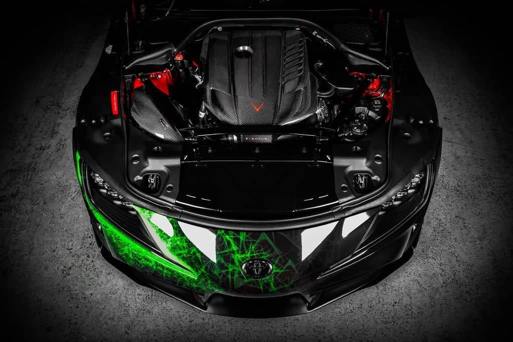 Eventuri G29 Z4 / A90 Supra (B58) Black Carbon Engine Cover