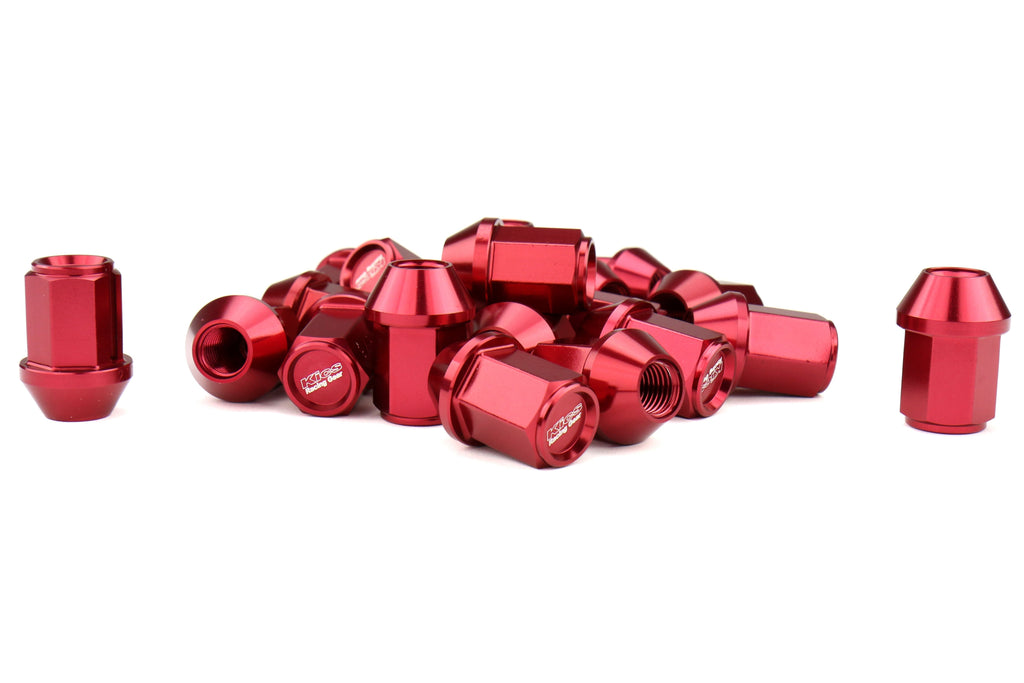 Project Kics Leggdura Racing Lug Nuts Red M12X1.25 - Universal