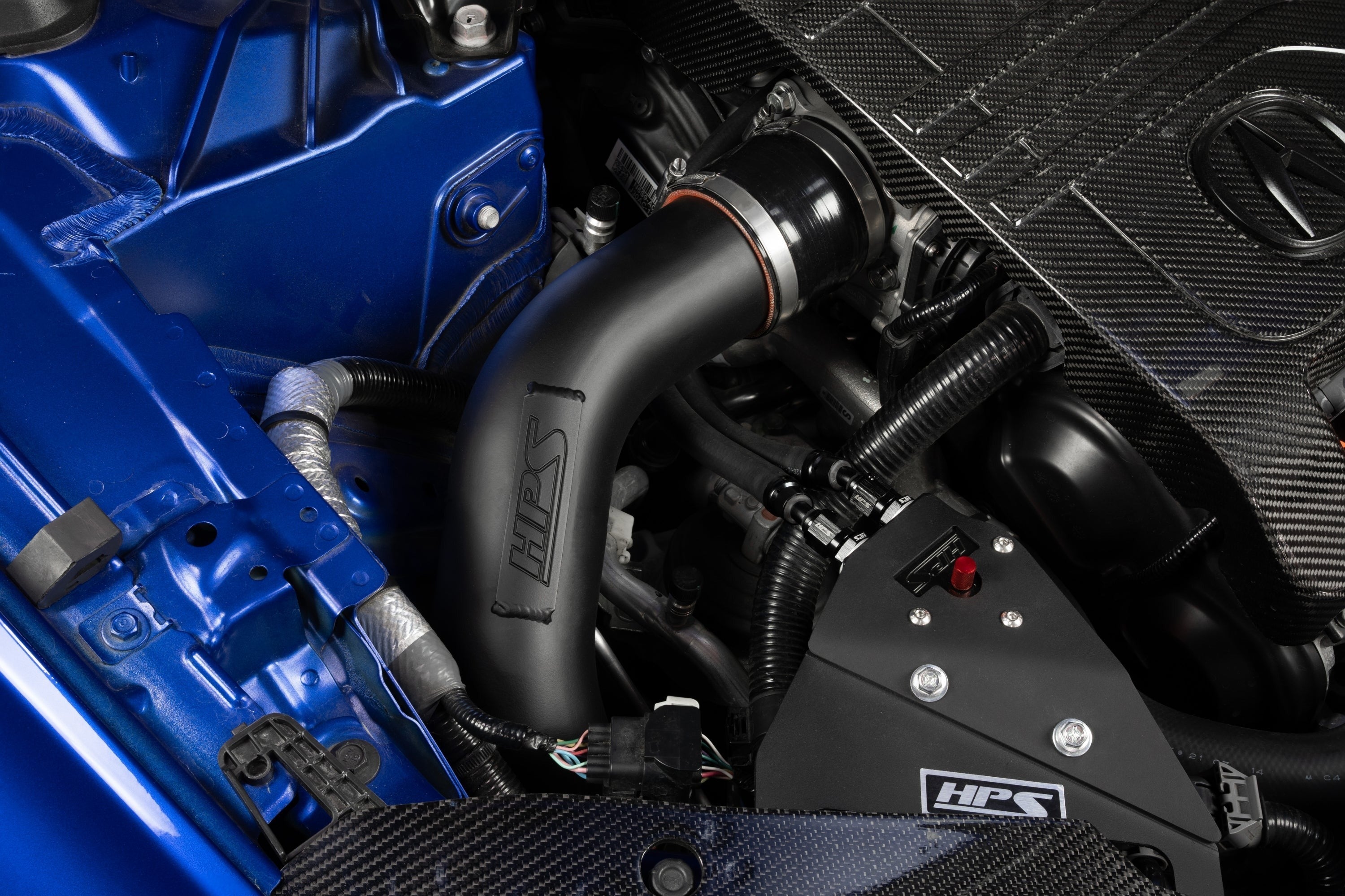 HPS Intercooler Charge Pipe (Cold and Hot Side), 2021-2025 Acura TLX Type S 3.0L Turbo, Blue, 17-164BL