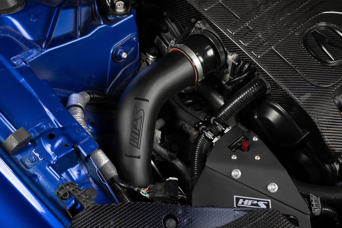 HPS Intercooler Charge Pipe (Cold and Hot Side), 2021-2025 Acura TLX Type S 3.0L Turbo, Blue, 17-164BL