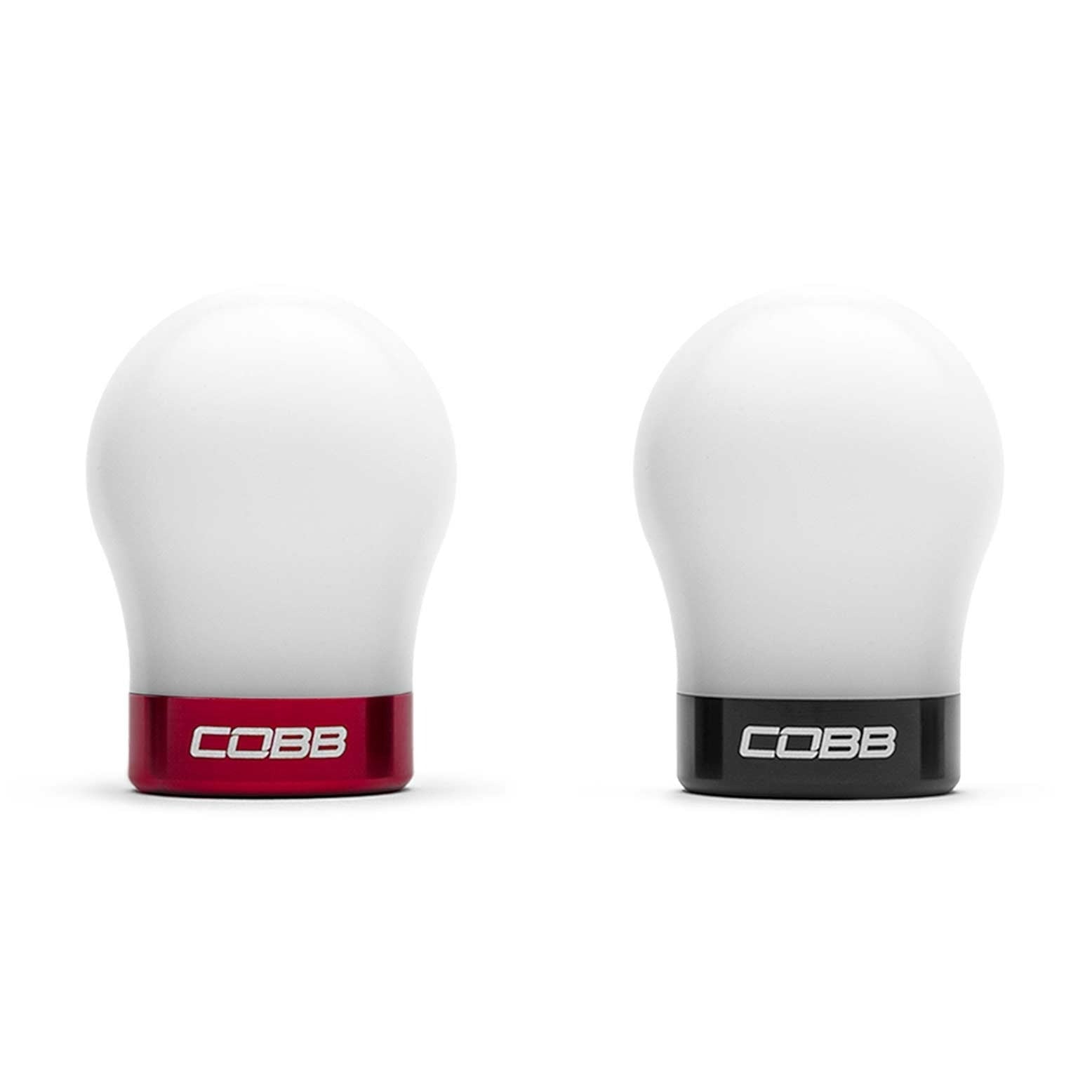 COBB Short Weighted Shift Knob - White - 2013-2024 Scion FR-S / Subaru BRZ / Toyota GR86